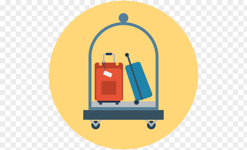 Suitcase Baggage Cart PNG