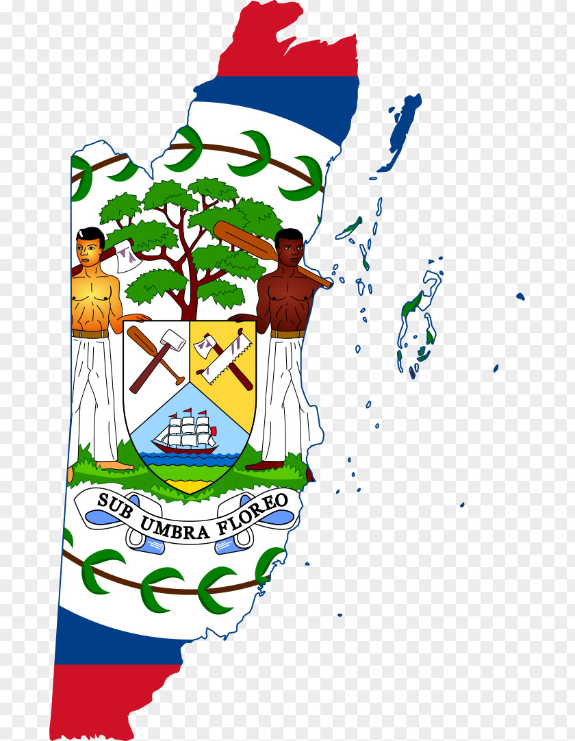 Flag Of Belize Coat Arms National Symbol PNG