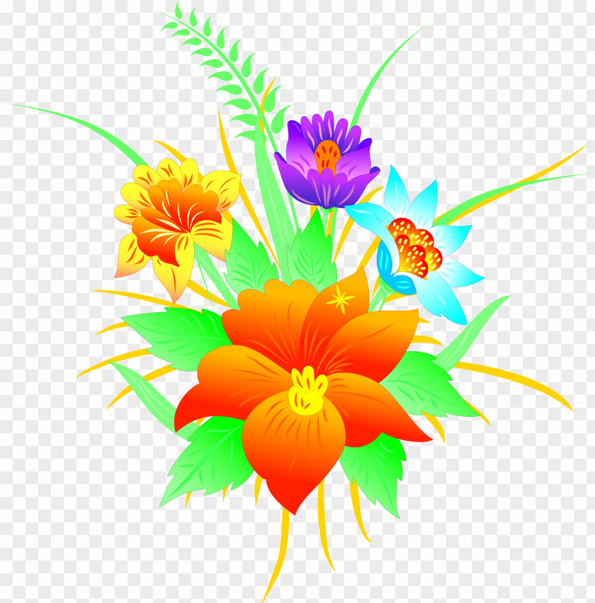 Flower Floral Design Cut Flowers Bouquet Marigolds PNG