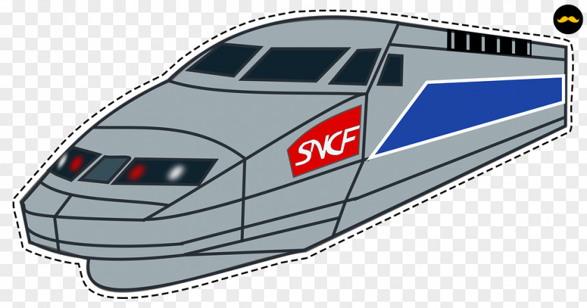 Train Rail Transport TGV Maglev Clip Art PNG