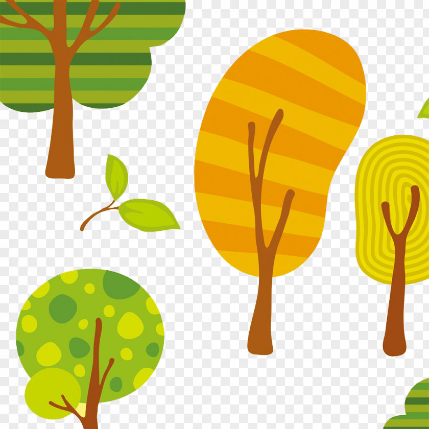 Tree Painting Drawing PNG