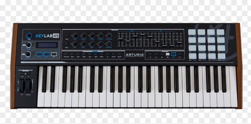 Arturia Keylab 49 Sound Synthesizers MIDI Keyboard Controllers PNG