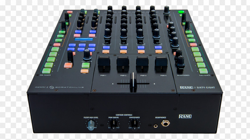 Audio Mixers Scratch Live DJ Mixer Disc Jockey Rane Corporation PNG