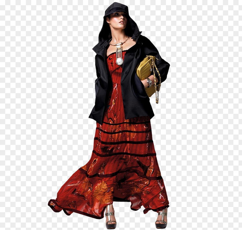Crystal Renn Vogue Costume Design Blog Dress PNG
