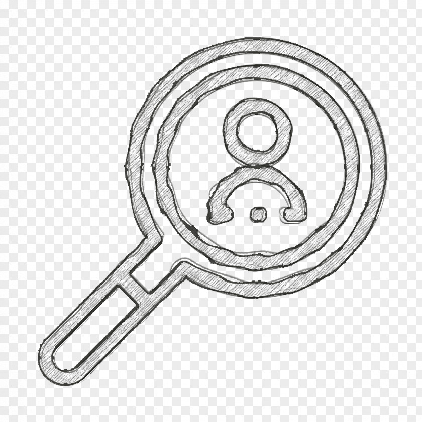 Human Resources Icon Search Leadership PNG