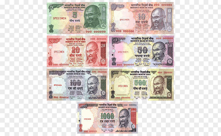 Indian Rupee Banknote Image Currency Exchange Rate PNG