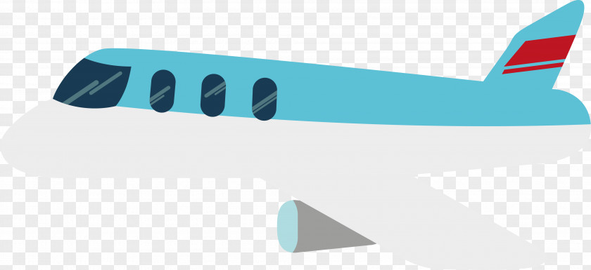 Simple Cartoon Plane Airplane Narrow-body Aircraft PNG