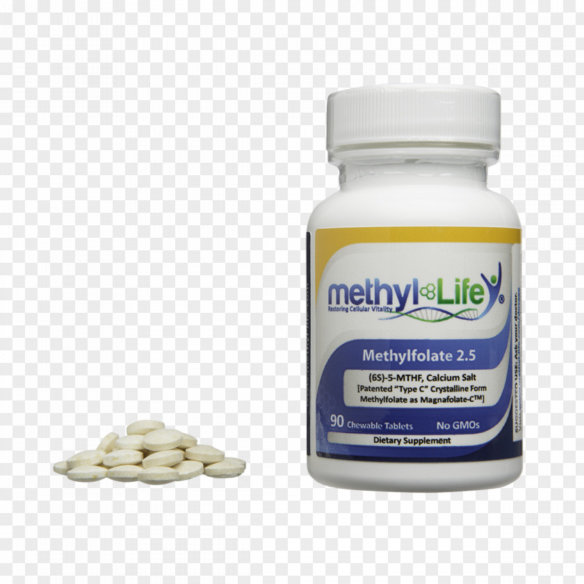 Tablet Dietary Supplement Levomefolic Acid Vitamin Cobalamin PNG