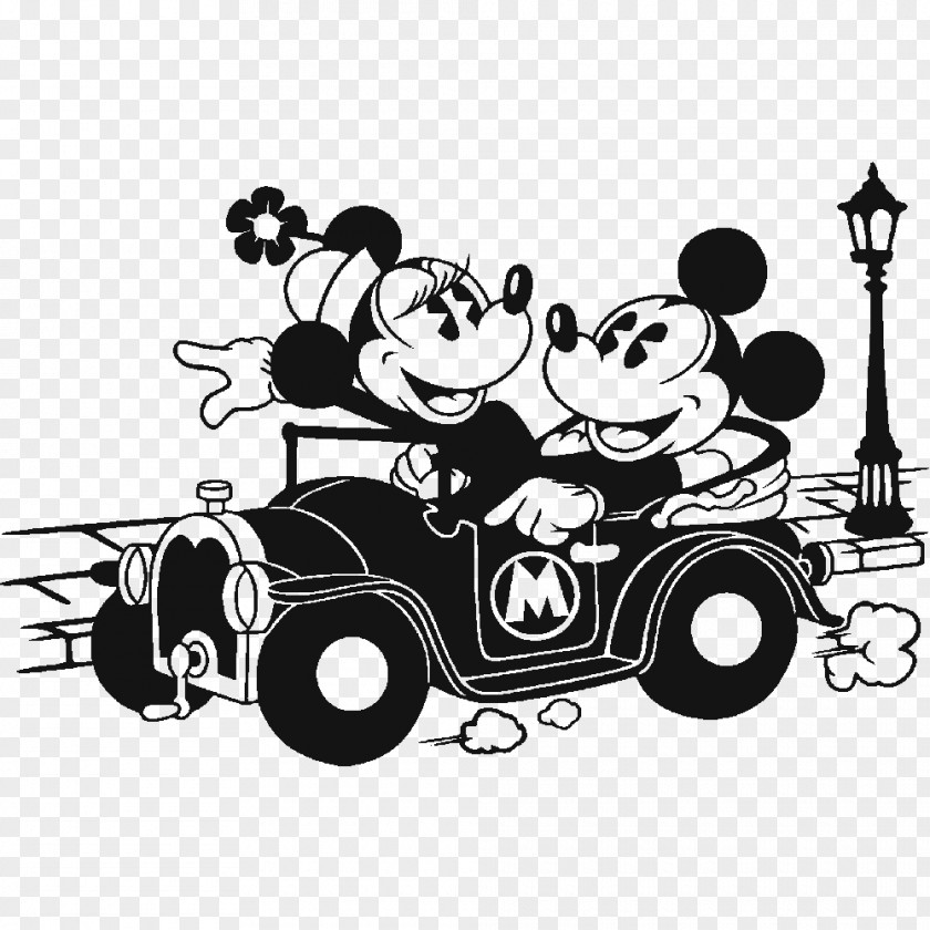 Advertisment Way For Car Minnie Mouse Mickey Sticker Wall Decal PNG