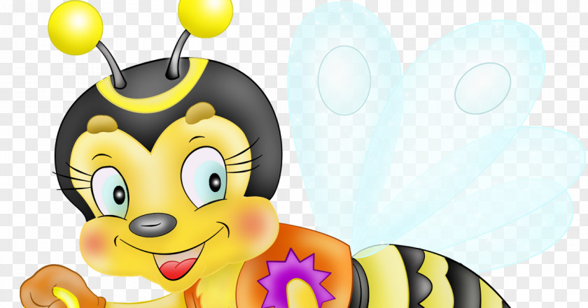 Bee Honey Insect Clip Art Cartoon PNG