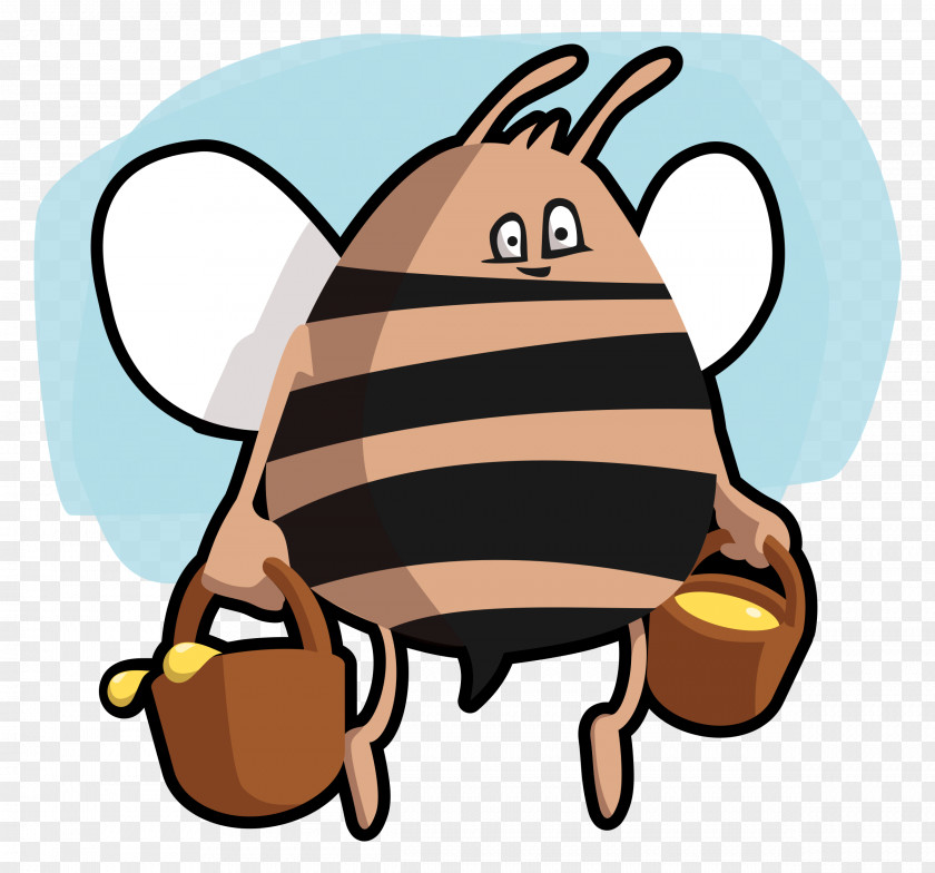 Bee Western Honey Worker Bumblebee Clip Art PNG