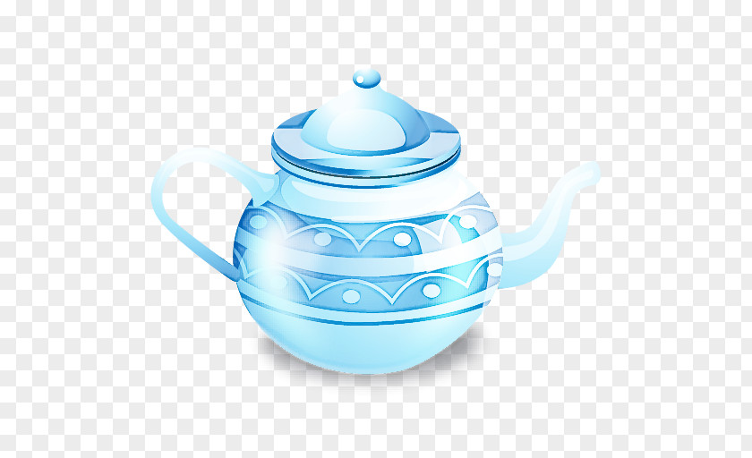 Lid Kettle Teapot Blue Aqua PNG