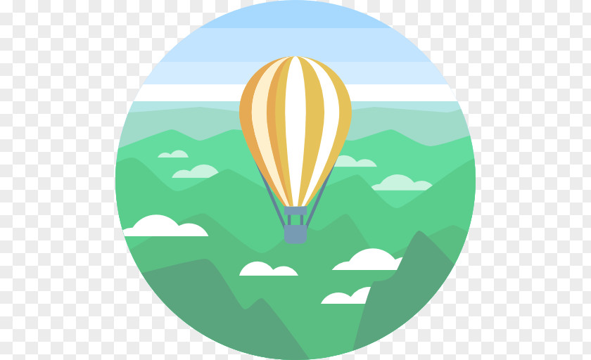 Road Scenery Hot Air Balloon Clip Art PNG