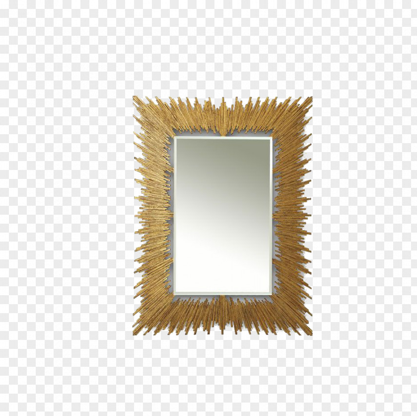 Side Mirror Nightstand Table Reflection Glass PNG