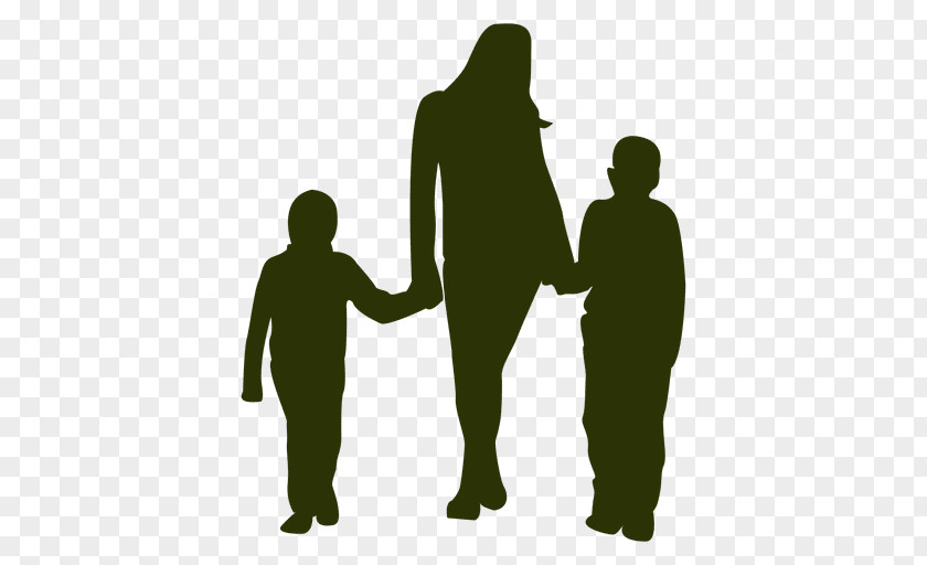 Son Mother Silhouette Child PNG