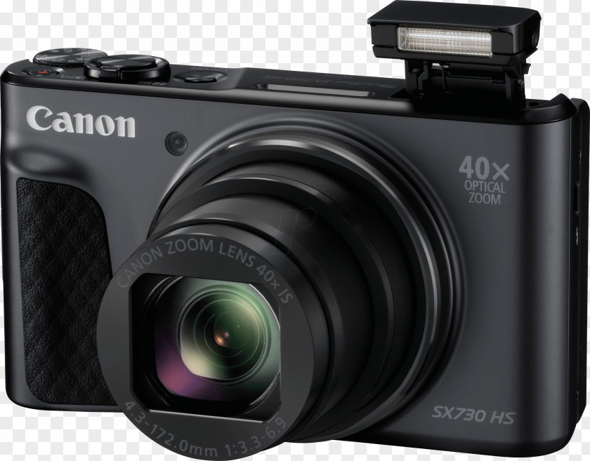 Camera Canon PowerShot SX 730 HS [Black] SX720 Point-and-shoot PNG