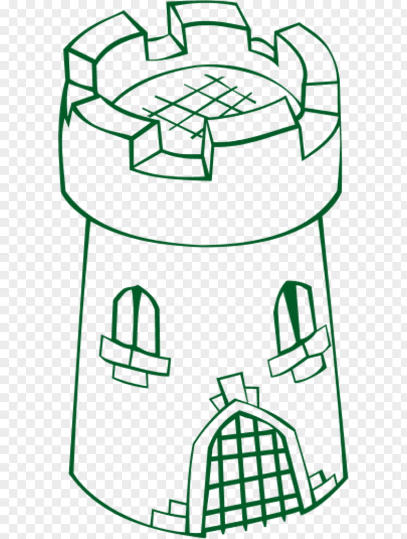Castle Outline Rundetaarn Tower Clip Art PNG