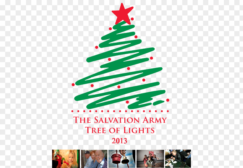 Esther Button Christmas Tree The Salvation Army Lights Santa Claus PNG