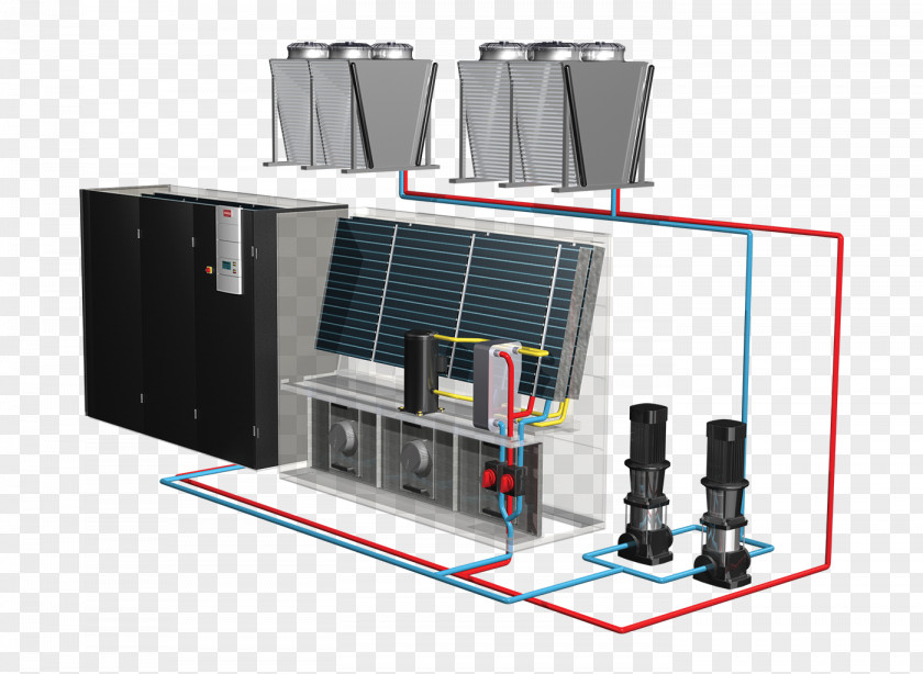 Hvac System Free Cooling Data Center Air Conditioning STULZ GmbH PNG