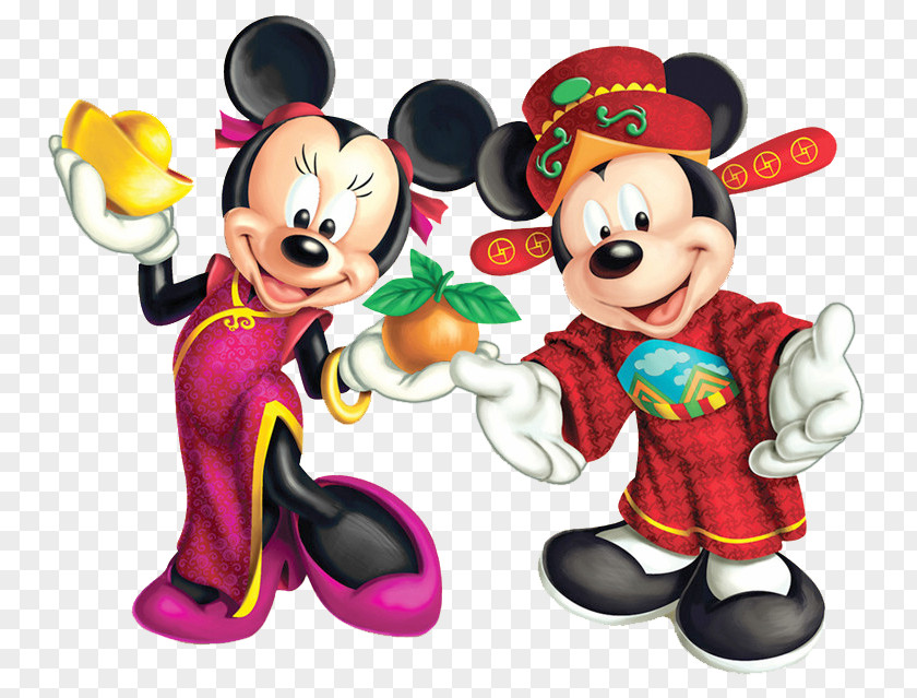 Mickey Minnie Wedding Invitation Mouse Chinese New Year Greeting & Note Cards PNG