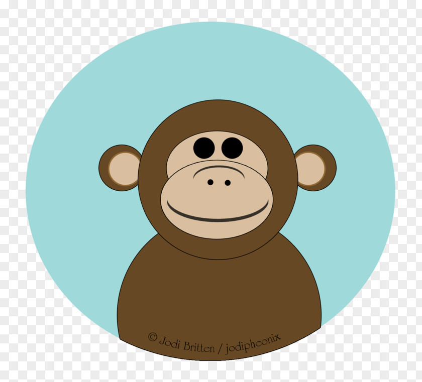Monkey Illustration Cartoon Product PNG