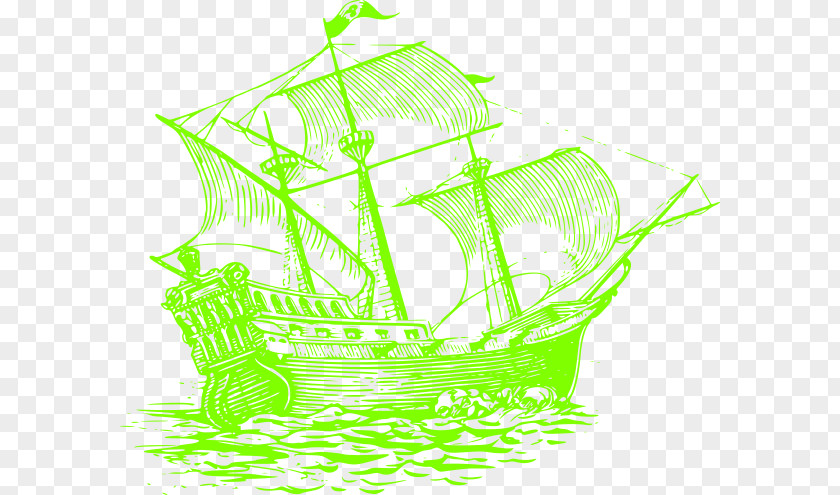 Sailing Ship Drawing Clip Art PNG