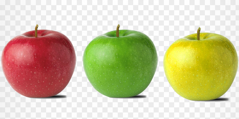 Three-color Apples Granny Smith Apple PNG