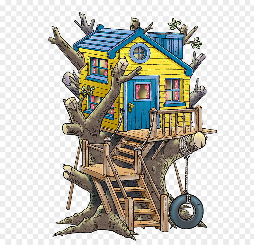 Tree House Cartoon PNG