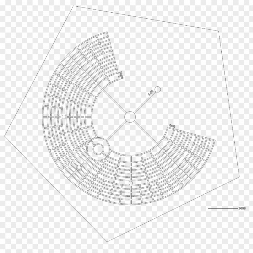 Burning Man 2017 Circle Pattern PNG