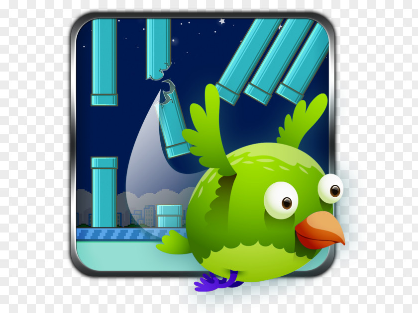 Infinity Flappy Bird Flying Video Player Cartoon PNG