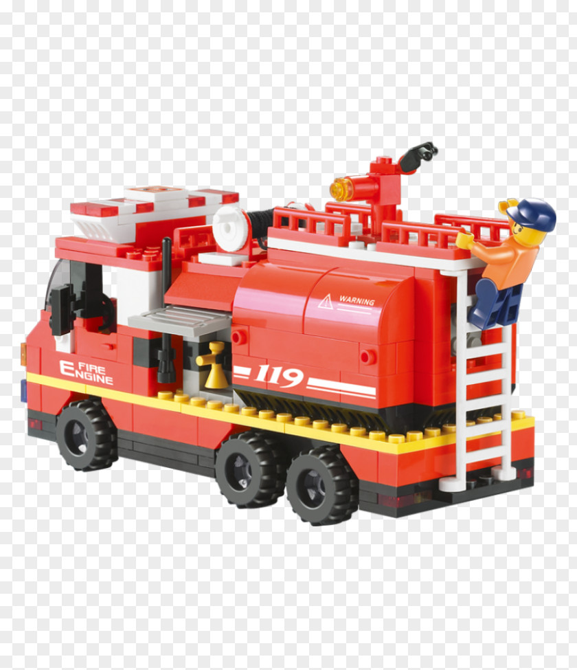 Toy Fire Engine Department Car Firefighter PNG