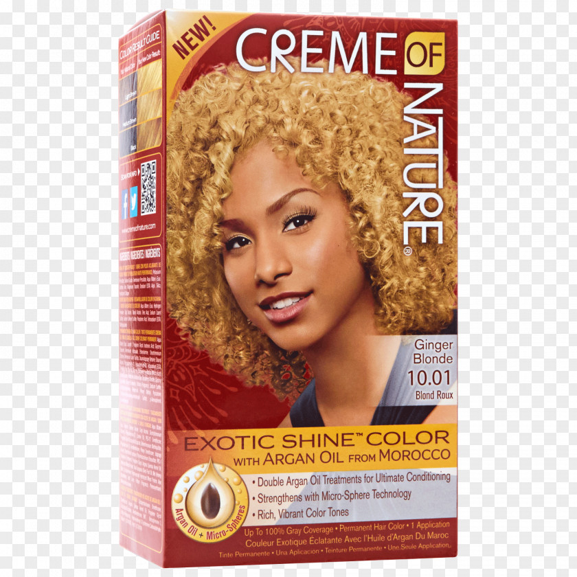 Auto Flyer Hair Coloring Afro-textured Human Color Blond PNG