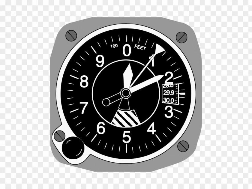 Barometer Airplane Aircraft Flight Altimeter Altitude PNG