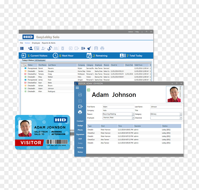 Business Organization HID Global EasyLobby, Inc. Management System Visitor PNG