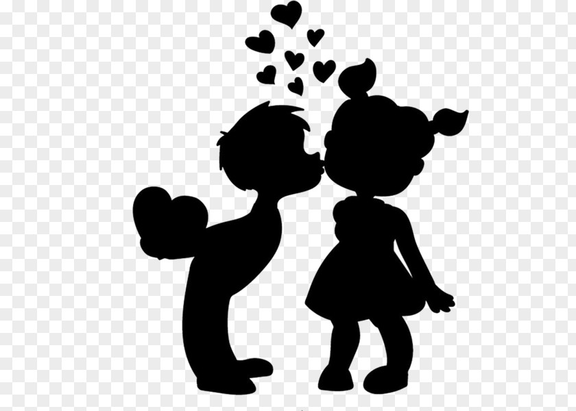 Cajun Silhouette Love Child Vector Graphics Kiss PNG