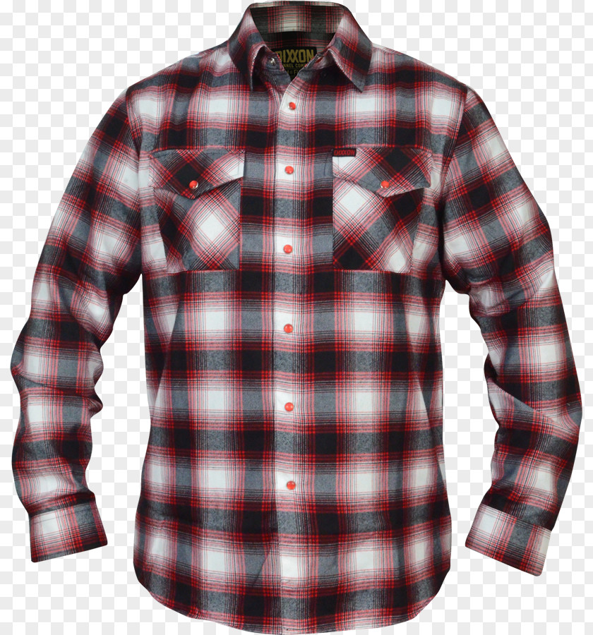 Dress Shirt Long-sleeved T-shirt Flannel PNG