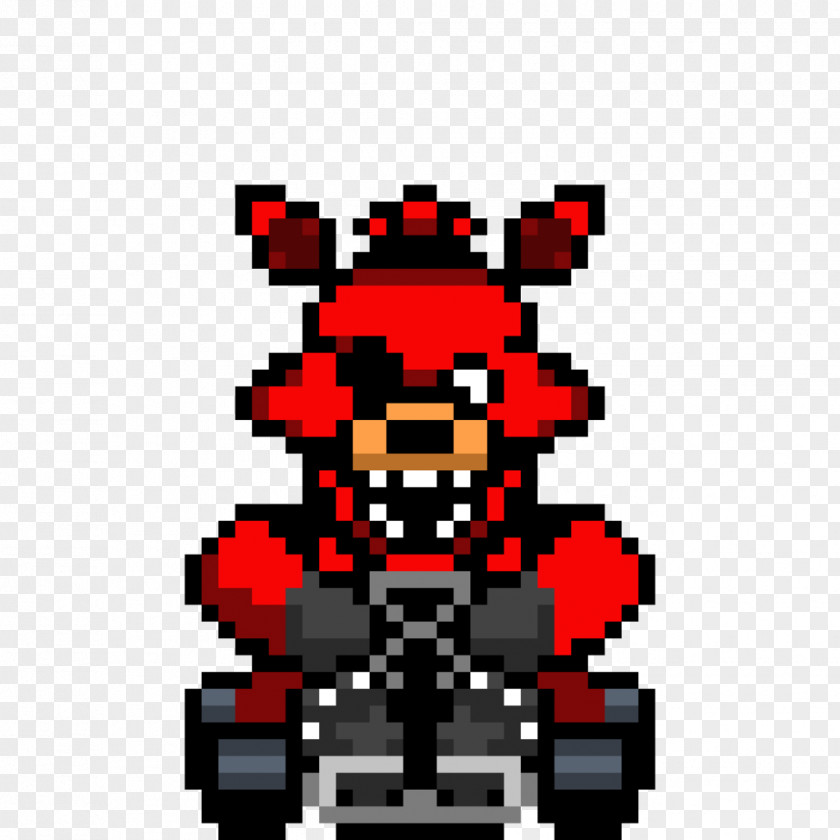 Nightmare Foxy Pixel Art Five Nights At Freddy's PNG