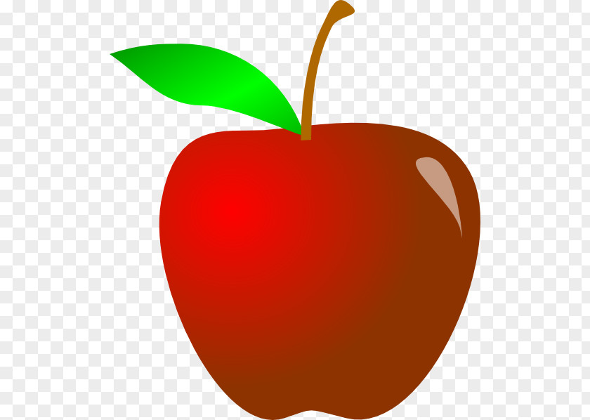 Red Apple Big Clip Art PNG