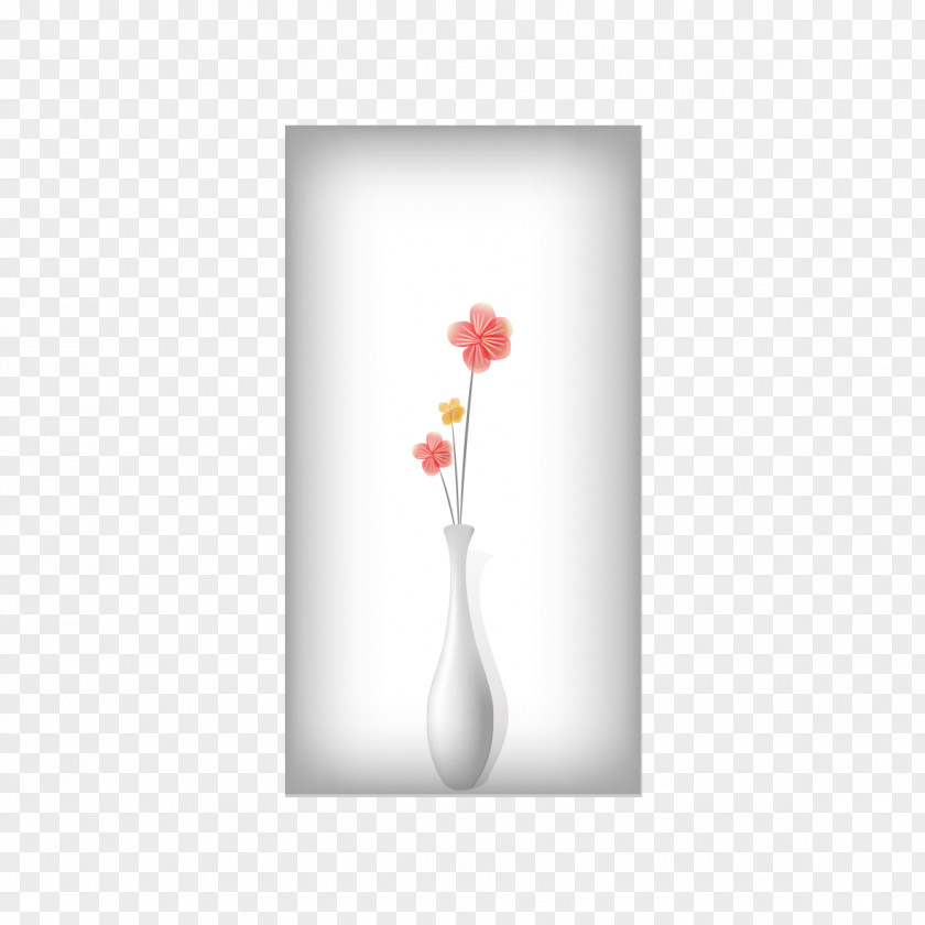 Vase Of Flowers Graphic Design Download PNG