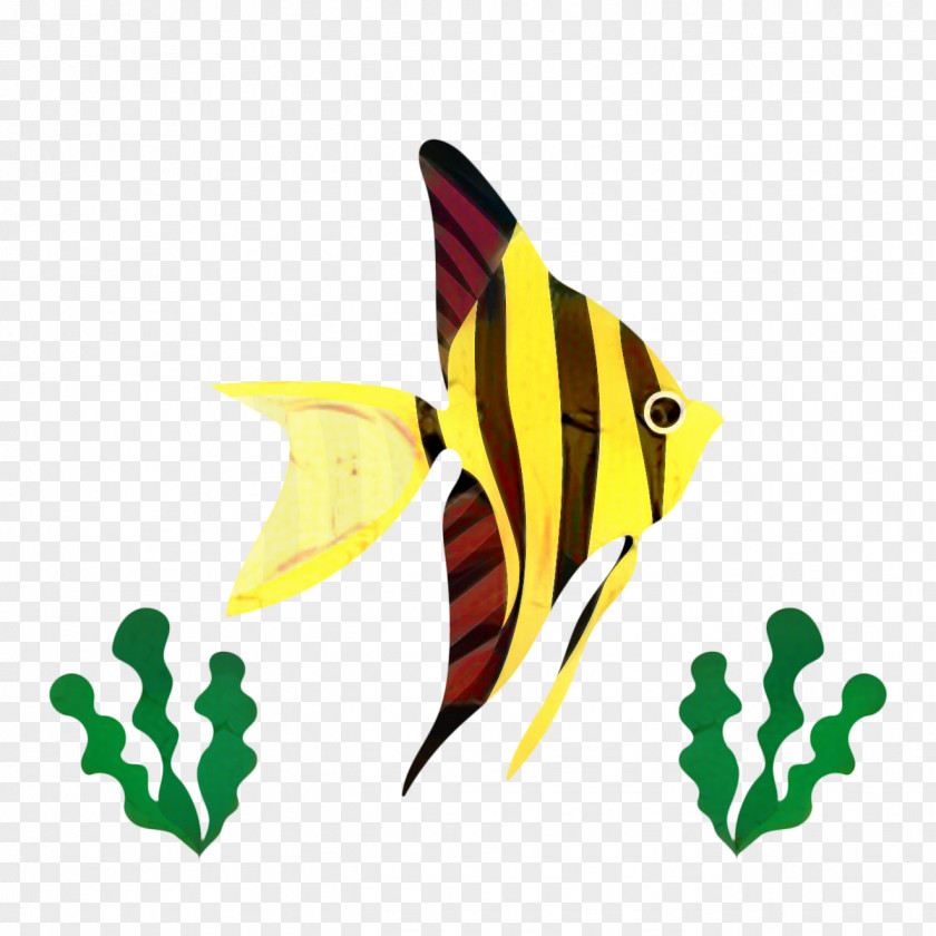 Animal Figure Butterflyfish Coral Reef Background PNG