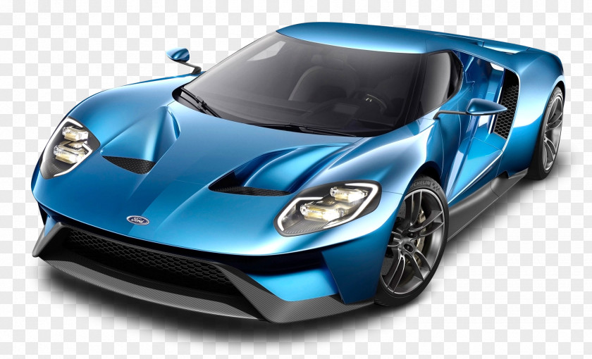 Blue Ford GT Car GT40 2017 PNG