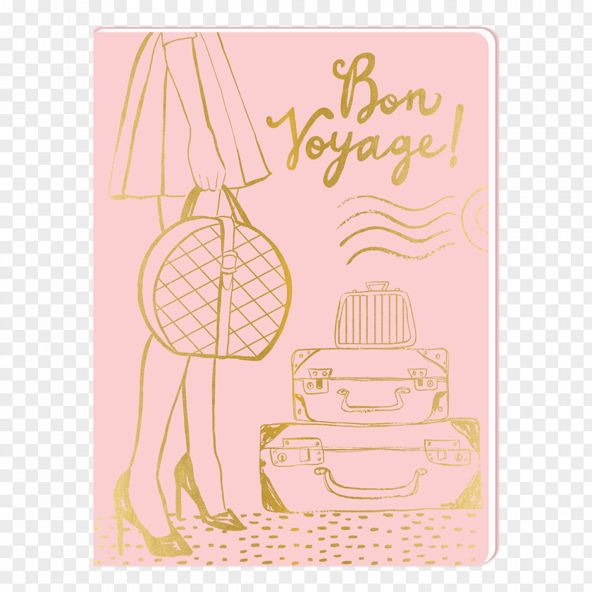 Bon Voyage Paper Clothing Notebook Stationery Ribbon PNG