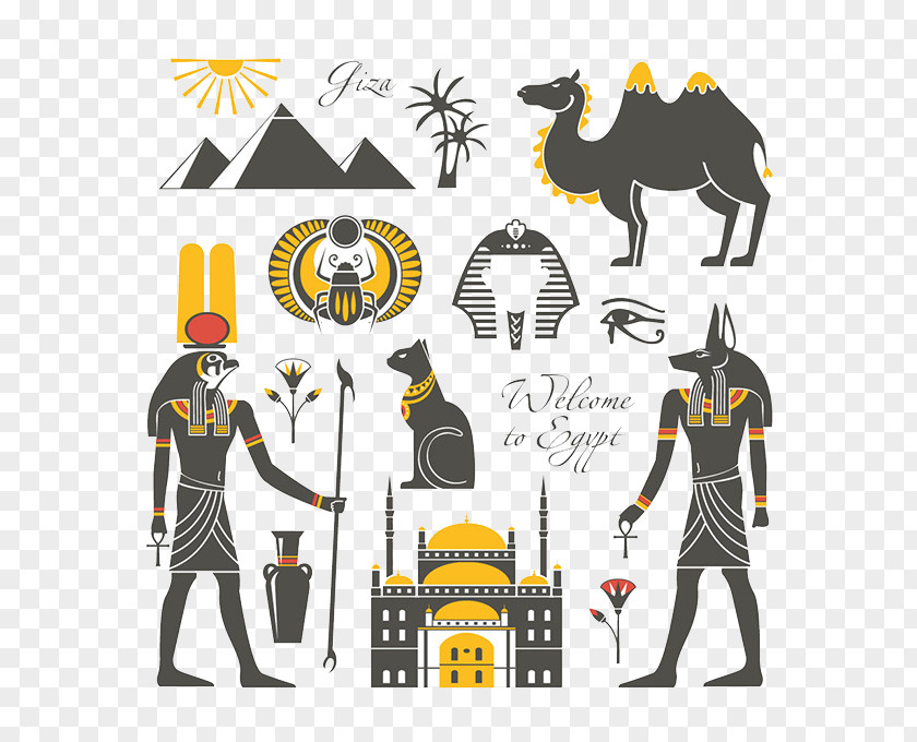 Egypt Element Egyptian Pyramids Ancient Pharaoh Hieroglyphs Mummy PNG