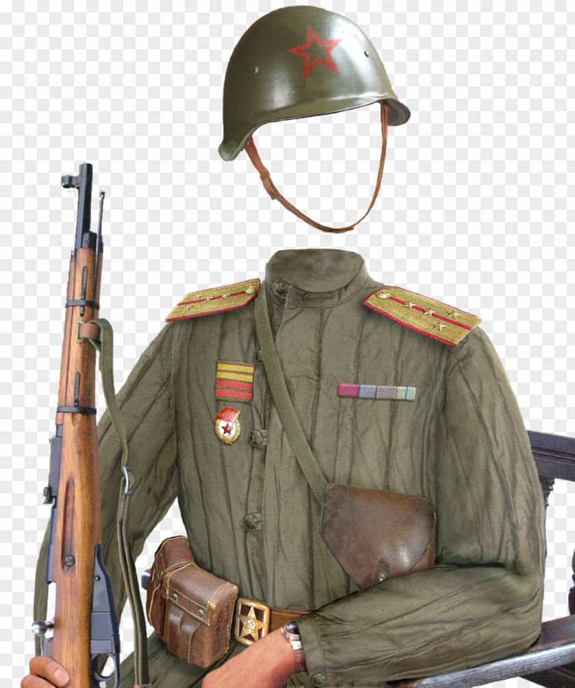 Soldier Russia Soviet Union Second World War Military Uniform PNG