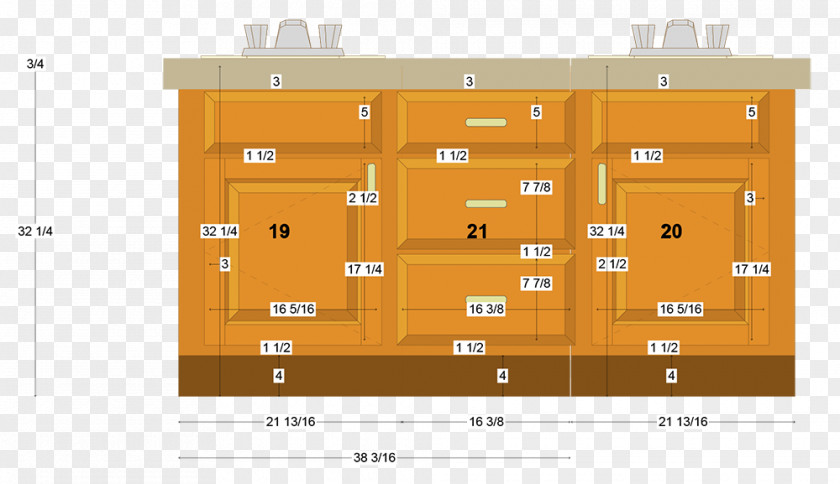 Top View Furniture Kitchen Sink Drawing Product Design Diagram PNG