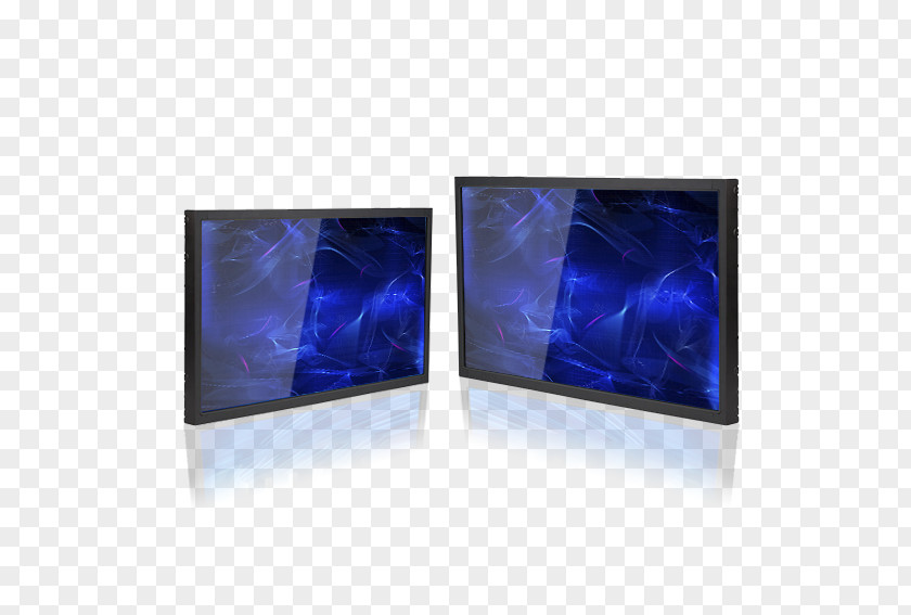 Glass Cobalt Blue Display Device Multimedia PNG