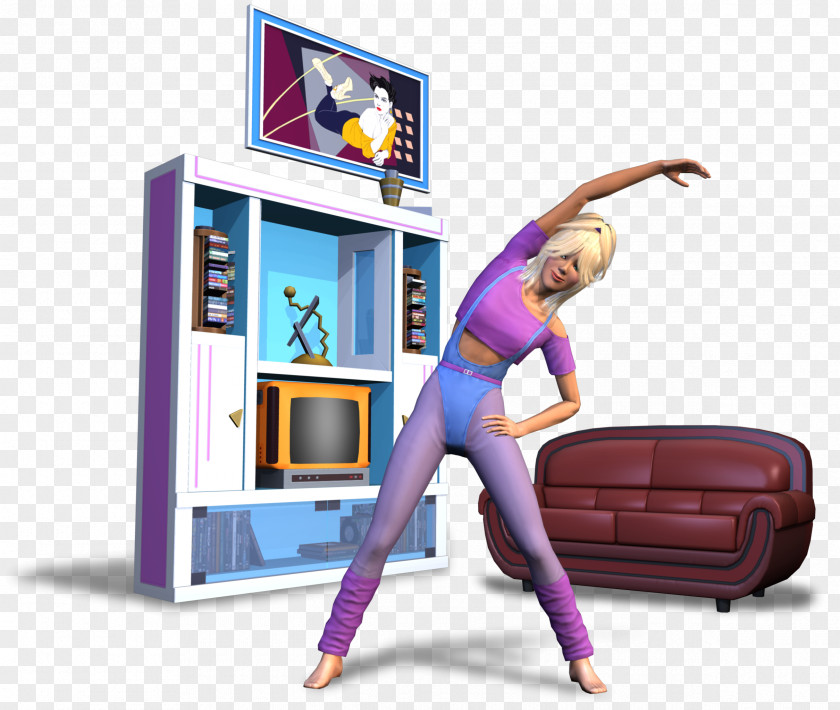 Workout The Sims 2 3: Seasons 1970s 4 PNG