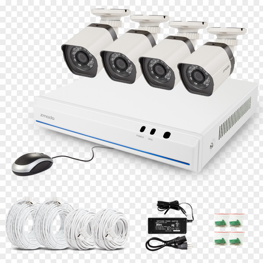 Cctv Camera Dvr Kit Network Video Recorder IP Closed-circuit Television Wireless Security PNG