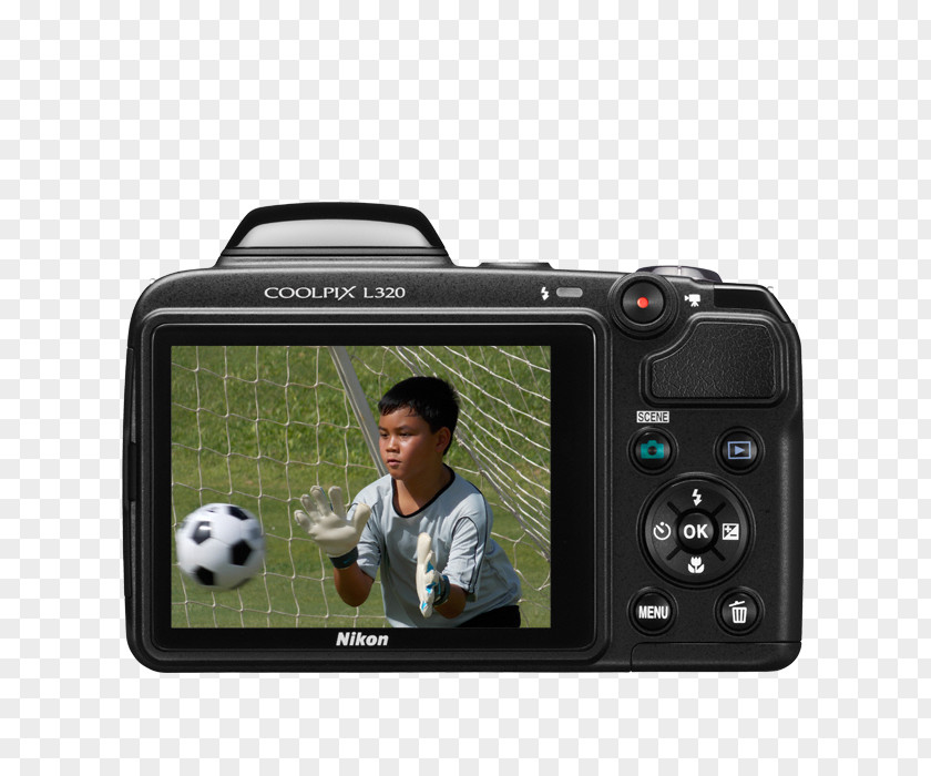 Digital Camera Nikon Photography Point-and-shoot Zoom Lens PNG