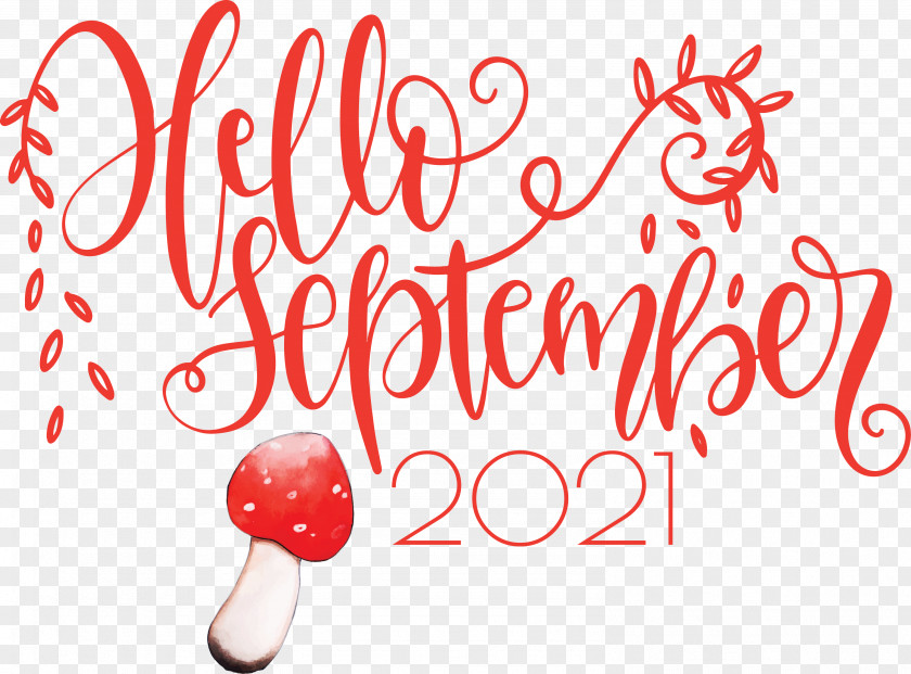 Hello September September PNG